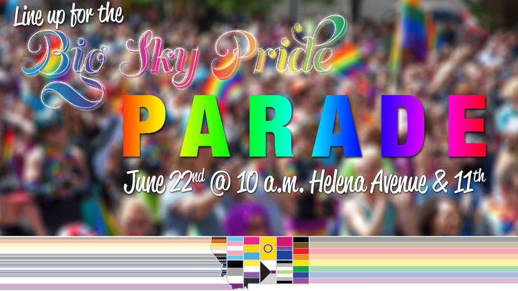 LINE UP FOR THE BIG SKY PRIDE PARADE